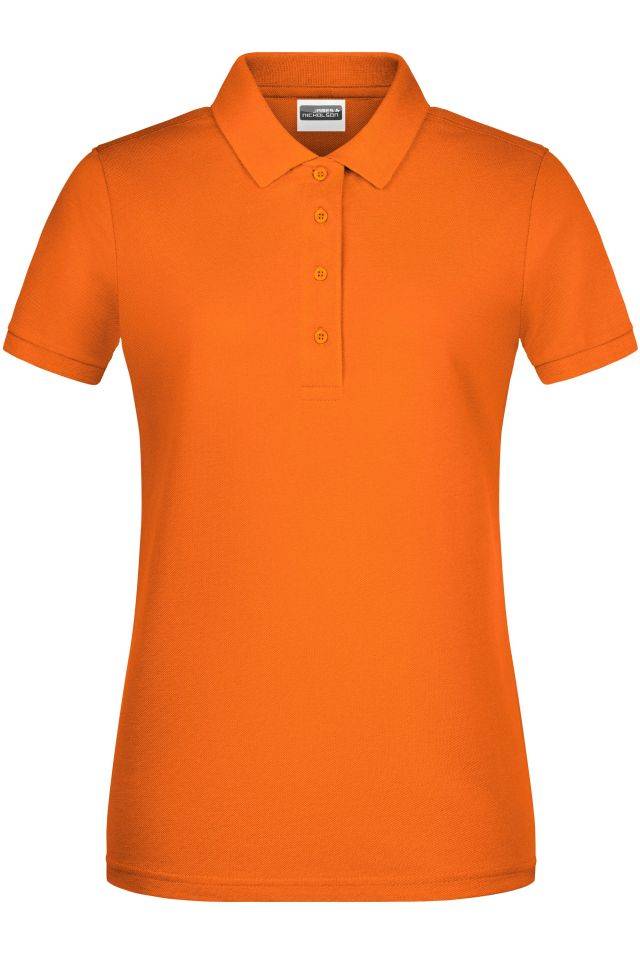 Ladies' Basic Polo Klassisches Poloshirt orange, Gr. XXL