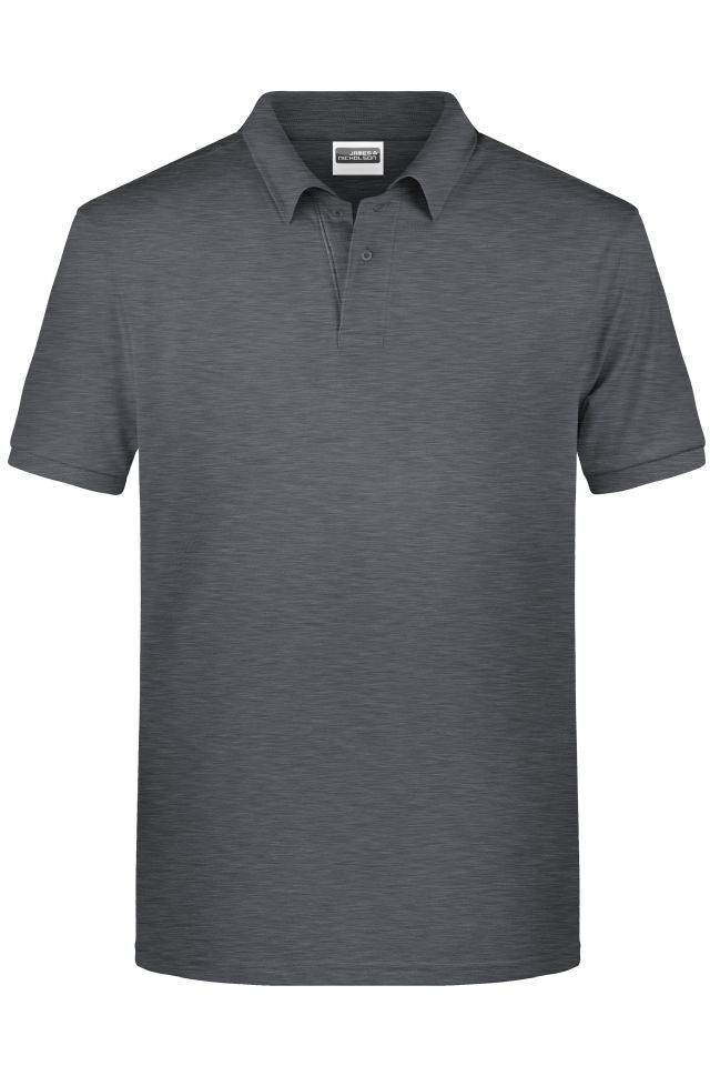 Men's Basic Polo Klassisches Poloshirt schwarz, Gr. XL