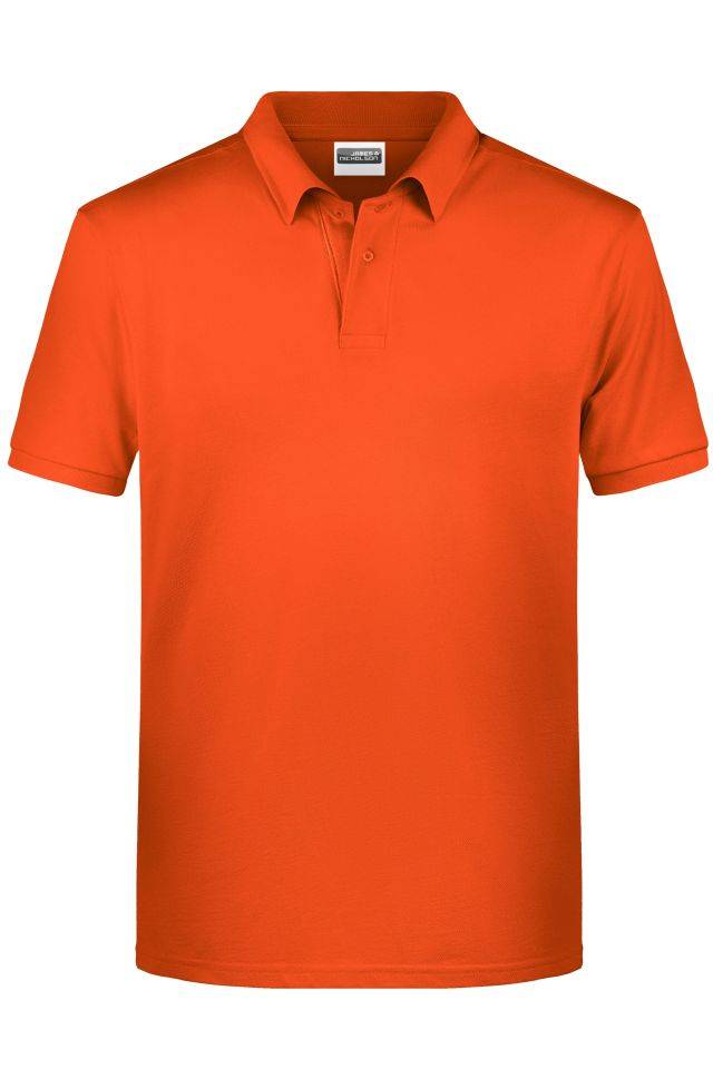 Men's Basic Polo Klassisches Poloshirt orange, Gr. 3XL