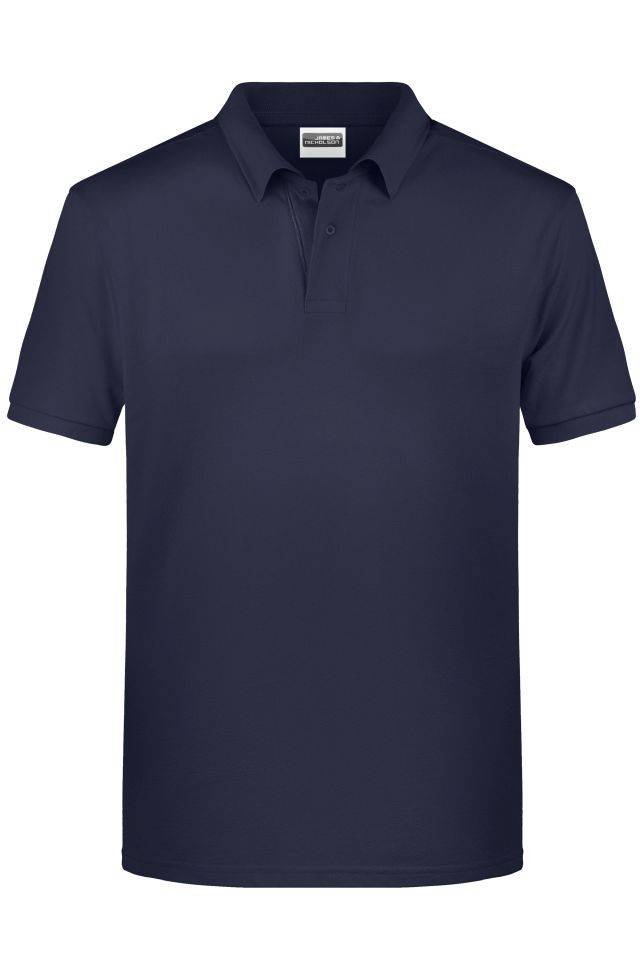 Men's Basic Polo Klassisches Poloshirt blau, Gr. S