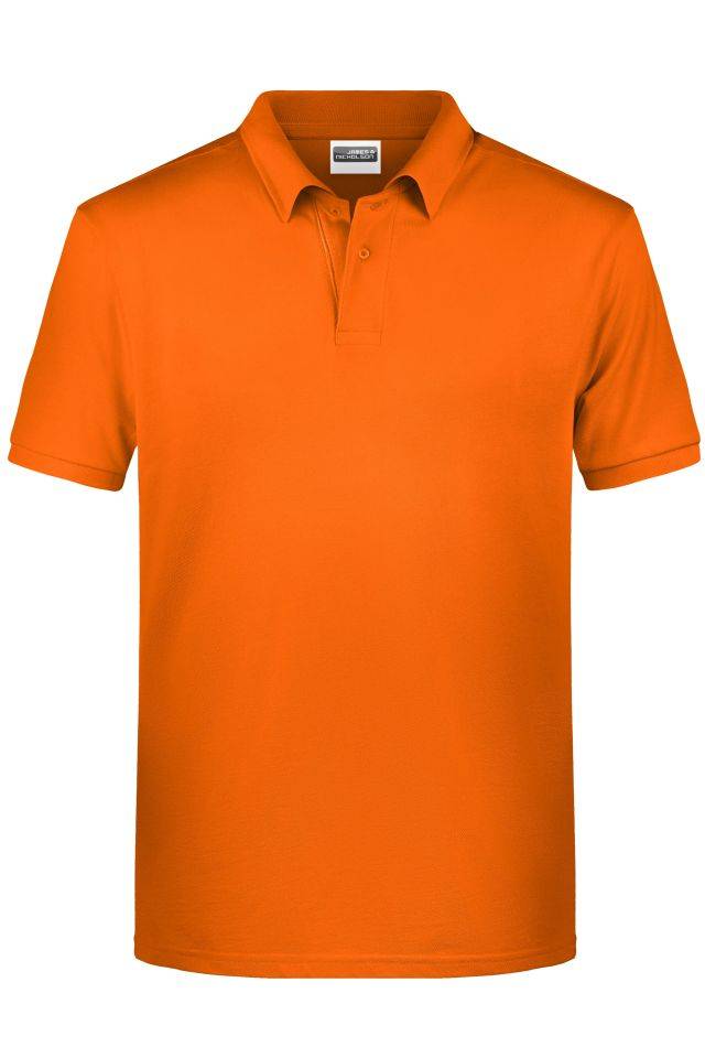 Men's Basic Polo Klassisches Poloshirt orange, Gr. 3XL