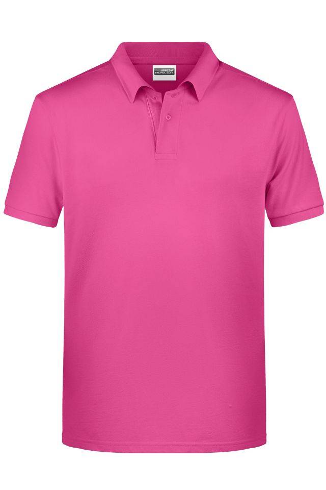 Men's Basic Polo Klassisches Poloshirt pink, Gr. 3XL