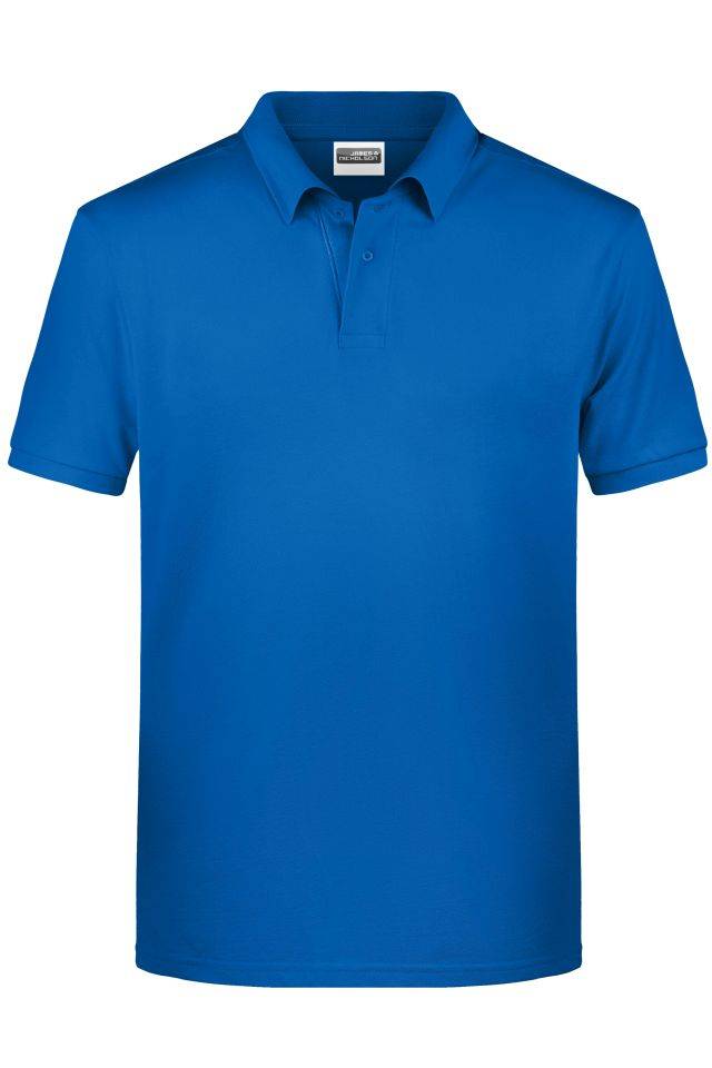 Men's Basic Polo Klassisches Poloshirt blau, Gr. XXL