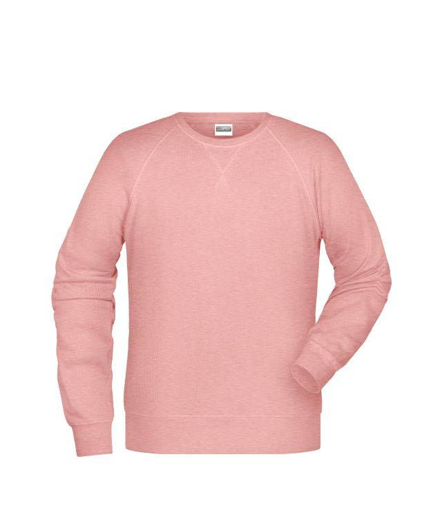 Men's Sweat Klassisches Sweatshirt mit Raglanärmeln rot, Gr. L