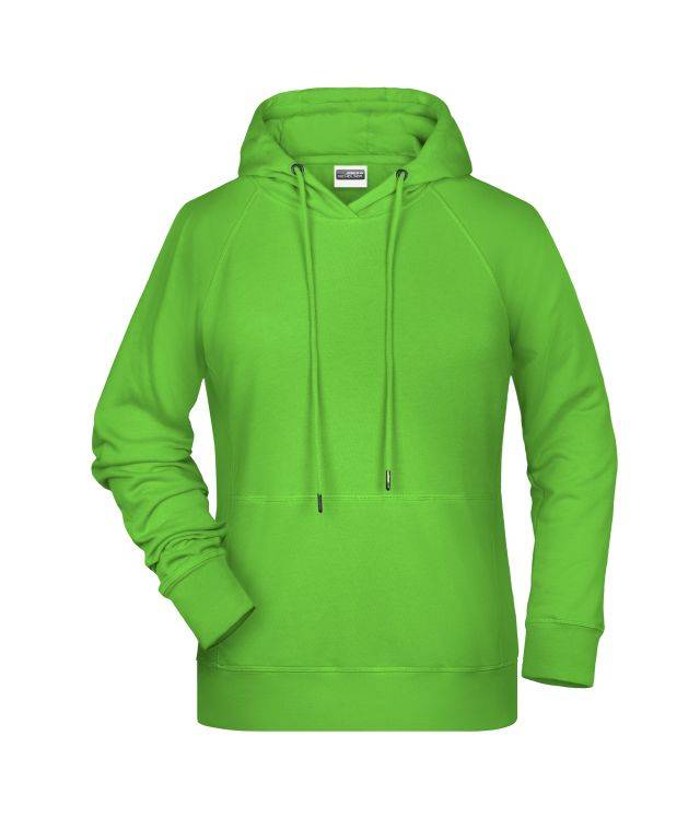 Ladies' Hoody Kapuzensweat mit Raglanärmeln grün, Gr. XXL
