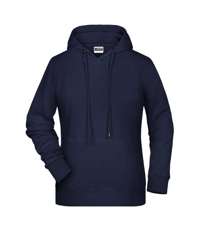 Ladies' Hoody Kapuzensweat mit Raglanärmeln blau, Gr. XL
