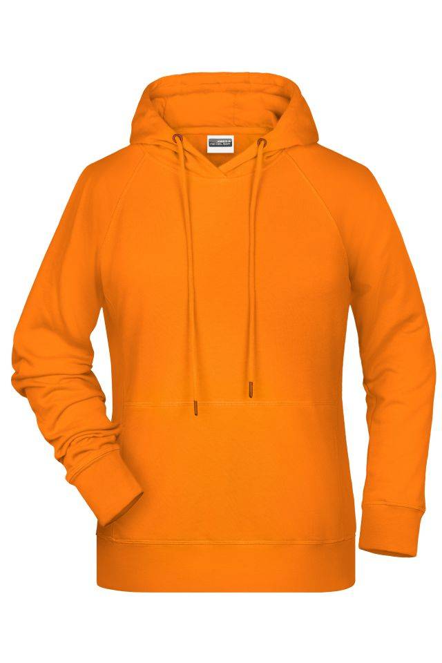 Ladies' Hoody Kapuzensweat mit Raglanärmeln orange, Gr. XL