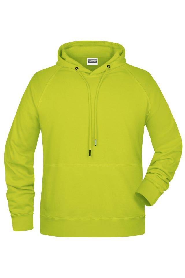 Men's Hoody Kapuzensweat mit Raglanärmeln gelb, Gr. M