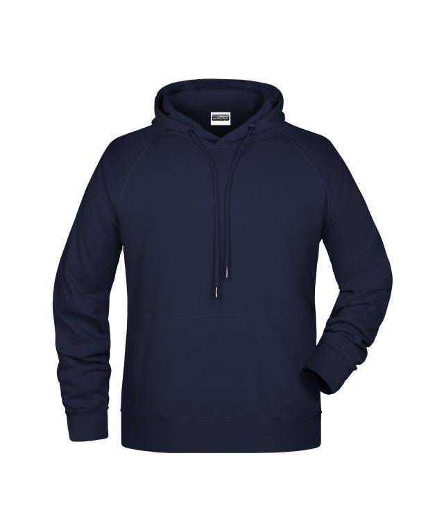 Men's Hoody Kapuzensweat mit Raglanärmeln blau, Gr. 3XL