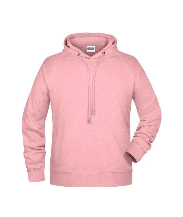 Men's Hoody Kapuzensweat mit Raglanärmeln rot, Gr. 4XL
