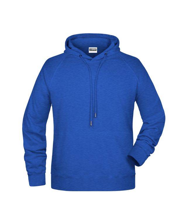 Men's Hoody Kapuzensweat mit Raglanärmeln blau, Gr. XXL