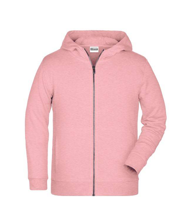Children's Zip Hoody Sweat-Jacke mit Kapuze und Reißverschluss rot, Gr. XL