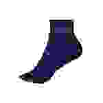 Bio Sneaker Socks Klassische, kurze Socke mit hohem BIO-Baumwollanteil blau, Gr. 42-44