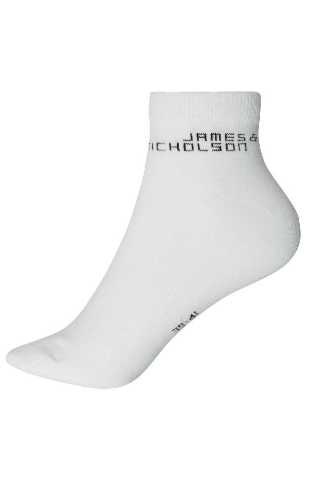 Bio Sneaker Socks Klassische, kurze Socke mit hohem BIO-Baumwollanteil weiß, Gr. 35-38