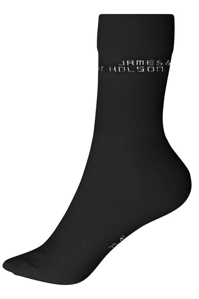 Bio Socks Klassische Socke mit hohem BIO-Baumwollanteil schwarz, Gr. 35-38