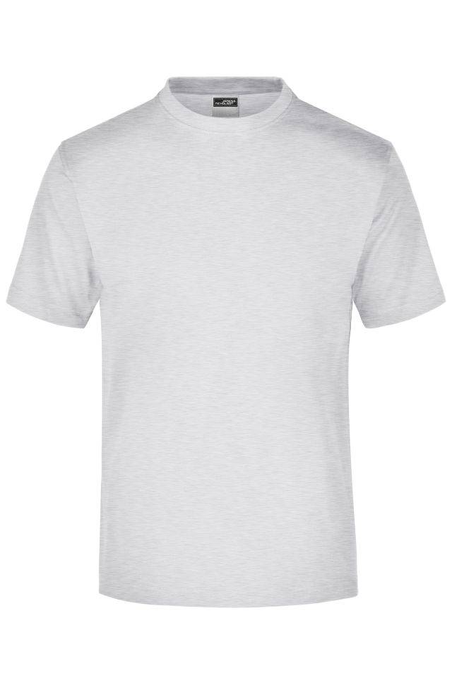 Round-T Medium (150g/m²) Komfort-T-Shirt aus Single-Jersey grau, Gr. M