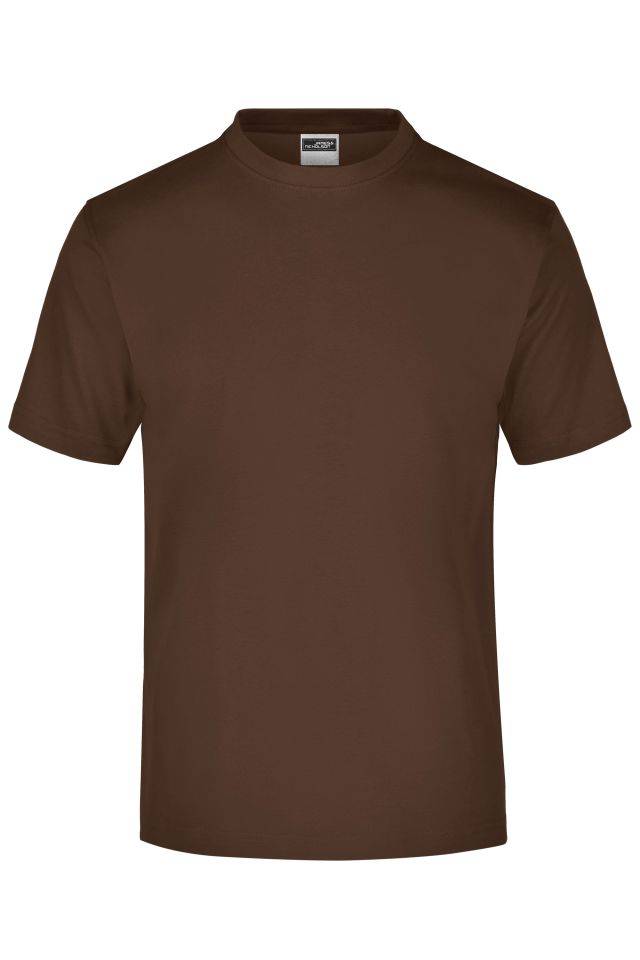 Round-T Medium (150g/m²) Komfort-T-Shirt aus Single-Jersey braun, Gr. XXL