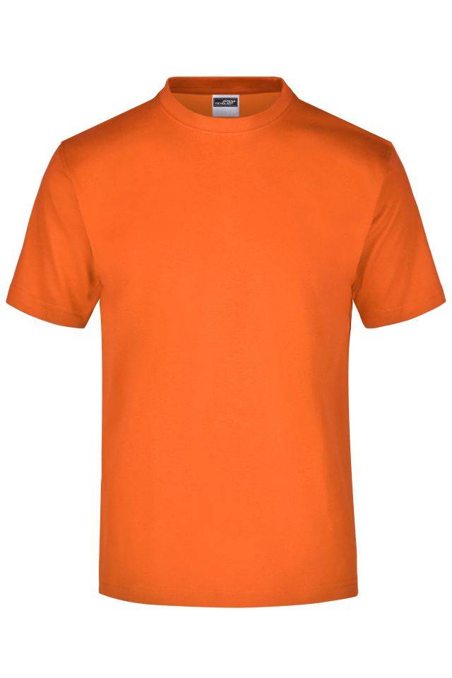 Round-T Medium (150g/m²) Komfort-T-Shirt aus Single-Jersey orange, Gr. S