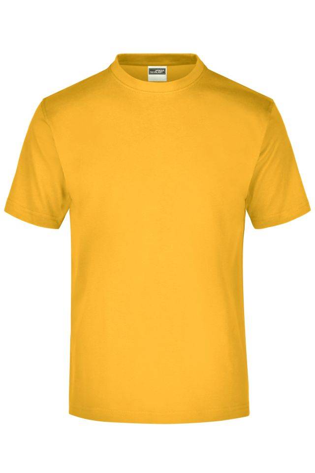 Round-T Medium (150g/m²) Komfort-T-Shirt aus Single-Jersey gelb, Gr. XXL