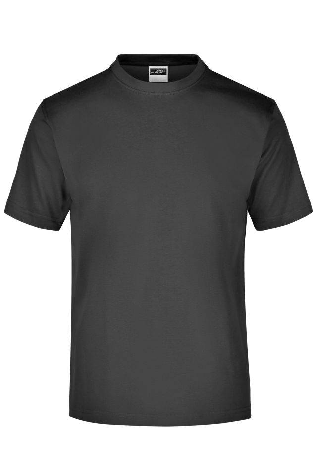 Round-T Medium (150g/m²) Komfort-T-Shirt aus Single-Jersey grau, Gr. L