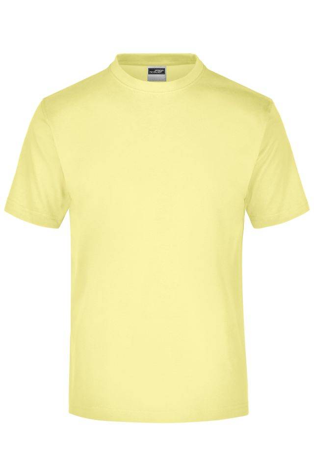 Round-T Medium (150g/m²) Komfort-T-Shirt aus Single-Jersey gelb, Gr. L