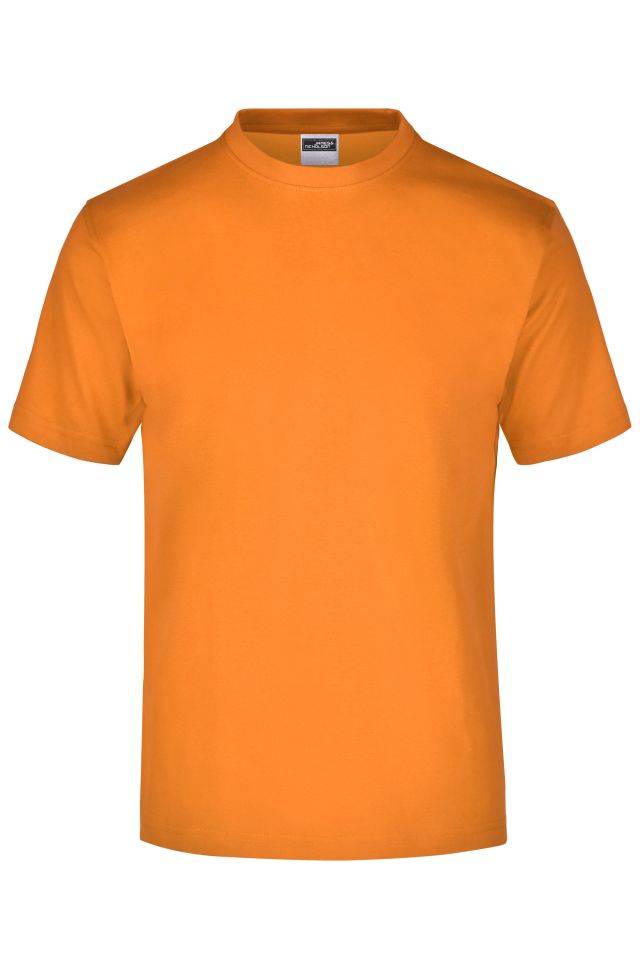 Round-T Medium (150g/m²) Komfort-T-Shirt aus Single-Jersey orange, Gr. M