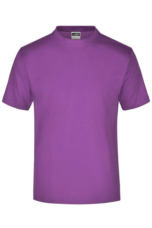 Round-T Medium (150g/m²) Komfort-T-Shirt aus Single-Jersey lila, Gr. S