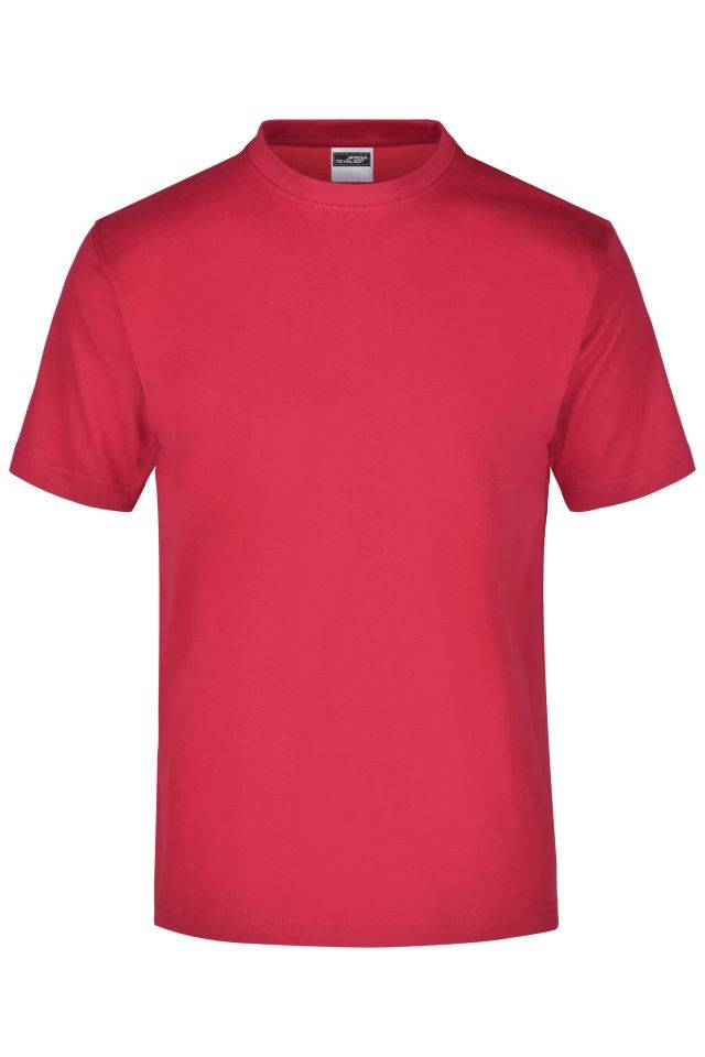 Round-T Medium (150g/m²) Komfort-T-Shirt aus Single-Jersey rot, Gr. M