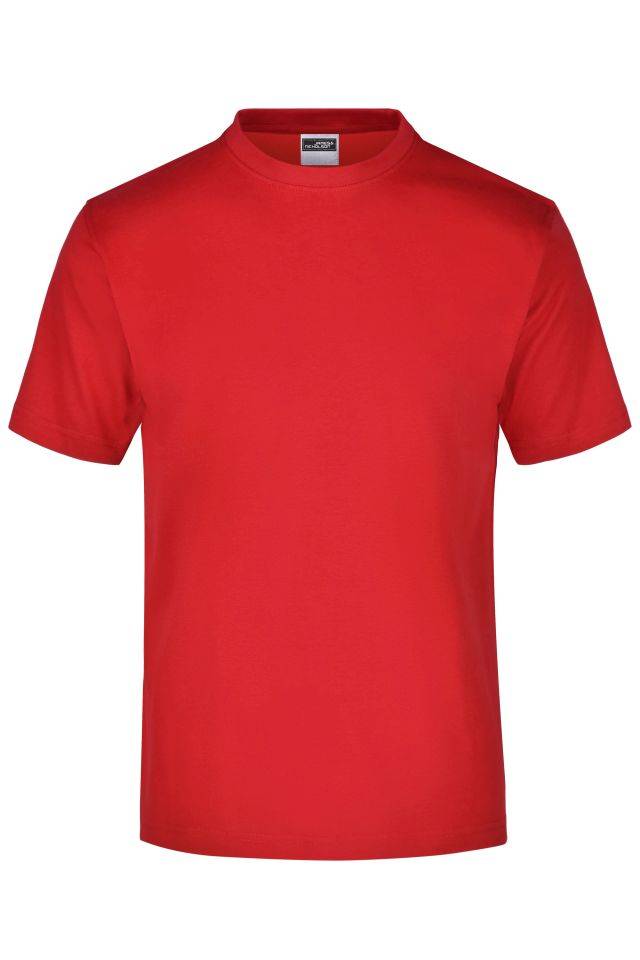 Round-T Medium (150g/m²) Komfort-T-Shirt aus Single-Jersey rot, Gr. S