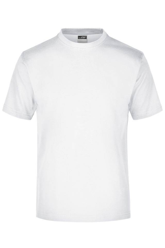 Round-T Medium (150g/m²) Komfort-T-Shirt aus Single-Jersey weiß, Gr. L