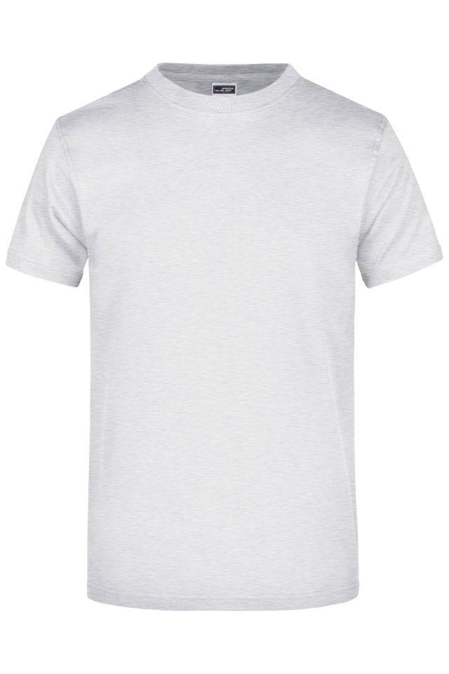 Round-T Heavy (180g/m²) Komfort-T-Shirt aus strapazierfähigem Single-Jersey grau, Gr. S