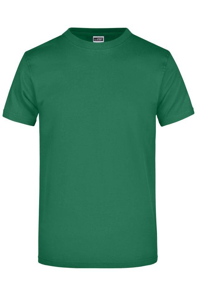 Round-T Heavy (180g/m²) Komfort-T-Shirt aus strapazierfähigem Single-Jersey grün, Gr. L