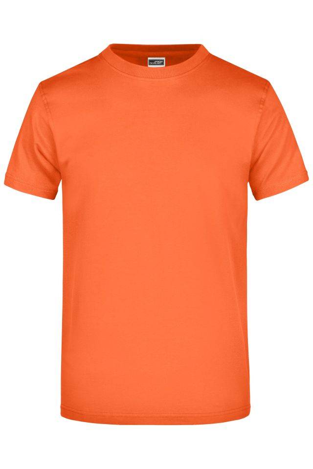 Round-T Heavy (180g/m²) Komfort-T-Shirt aus strapazierfähigem Single-Jersey orange, Gr. 4XL