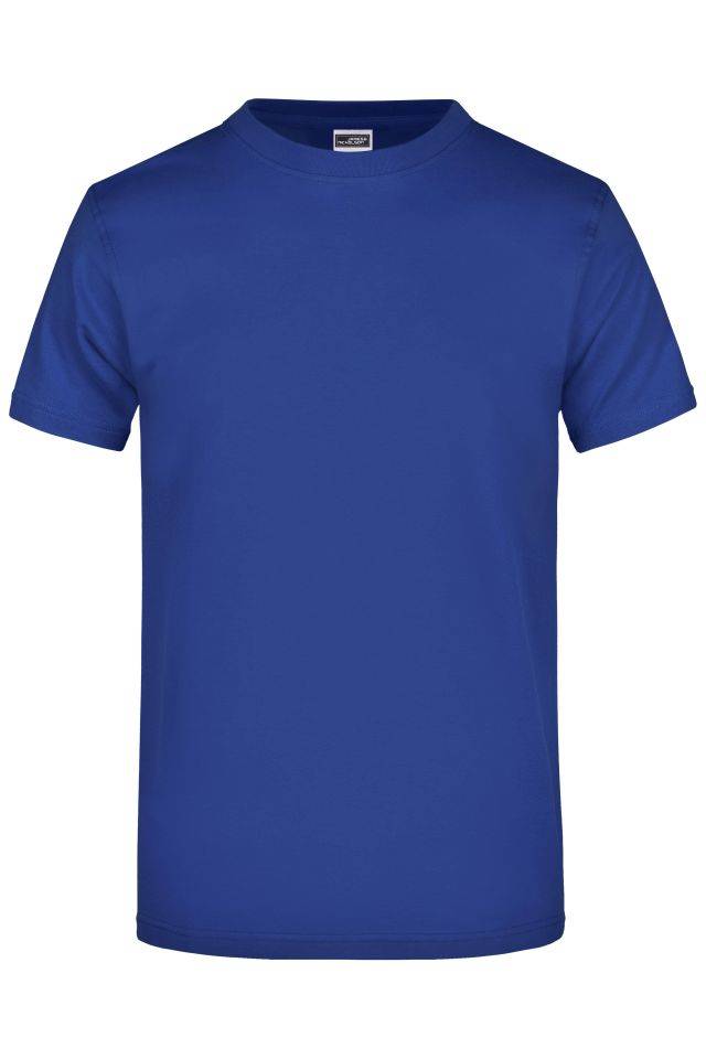 Round-T Heavy (180g/m²) Komfort-T-Shirt aus strapazierfähigem Single-Jersey blau, Gr. L
