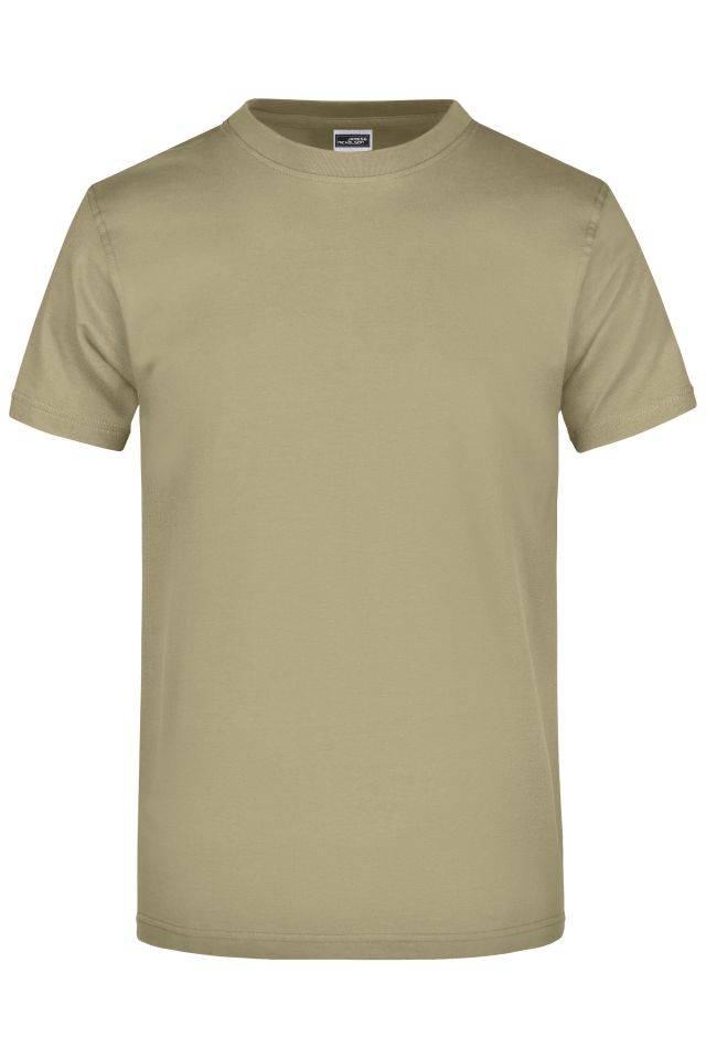 Round-T Heavy (180g/m²) Komfort-T-Shirt aus strapazierfähigem Single-Jersey braun, Gr. 3XL