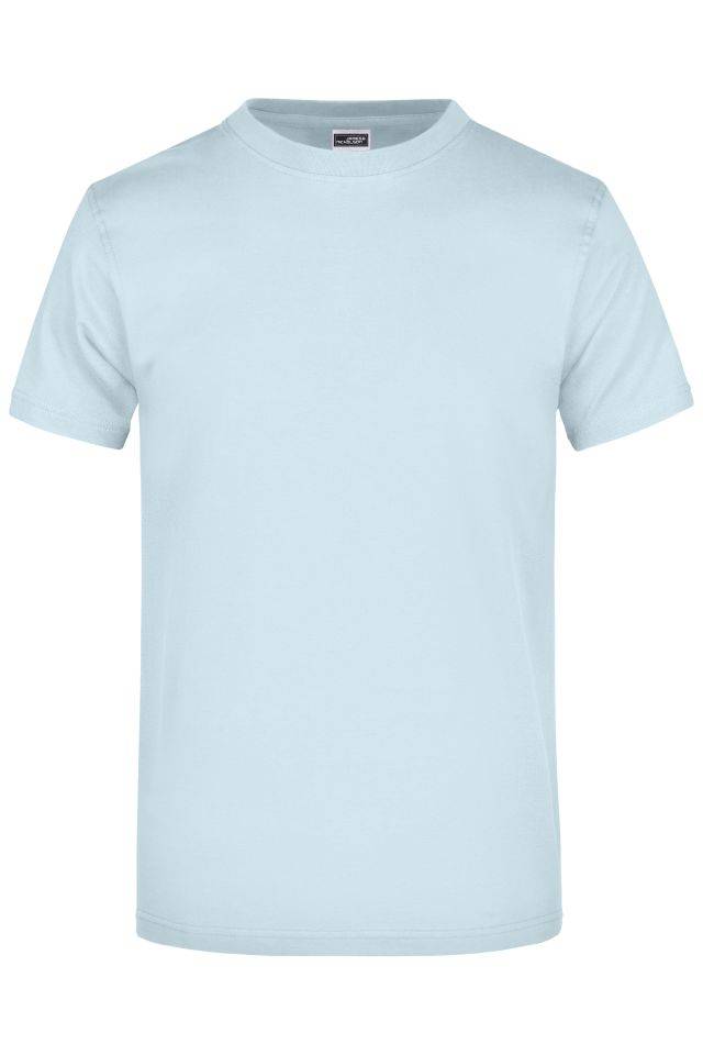 Round-T Heavy (180g/m²) Komfort-T-Shirt aus strapazierfähigem Single-Jersey blau, Gr. M