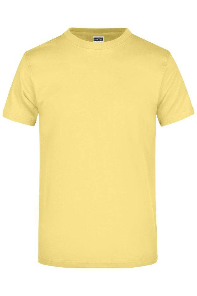 Round-T Heavy (180g/m²) Komfort-T-Shirt aus strapazierfähigem Single-Jersey gelb, Gr. XXL