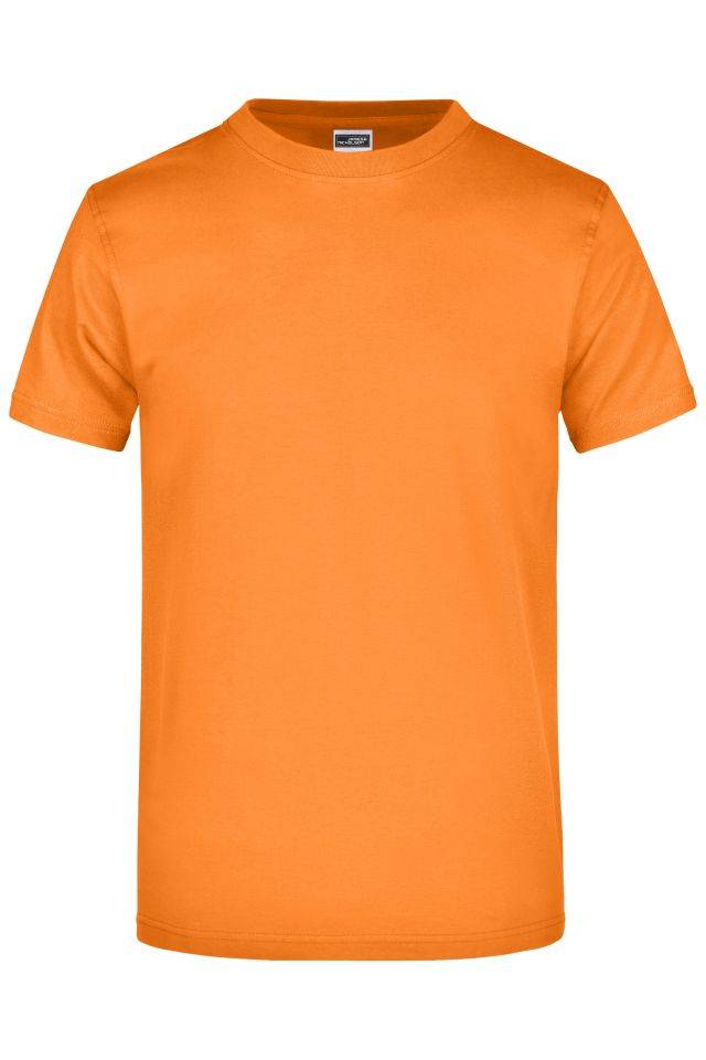 Round-T Heavy (180g/m²) Komfort-T-Shirt aus strapazierfähigem Single-Jersey orange, Gr. 4XL