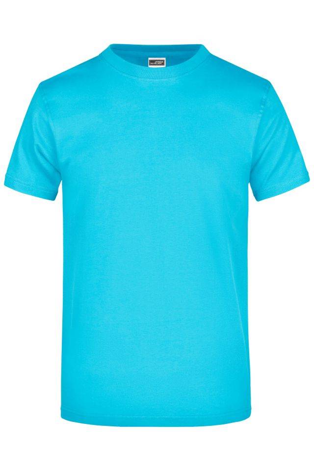 Round-T Heavy (180g/m²) Komfort-T-Shirt aus strapazierfähigem Single-Jersey blau, Gr. XL
