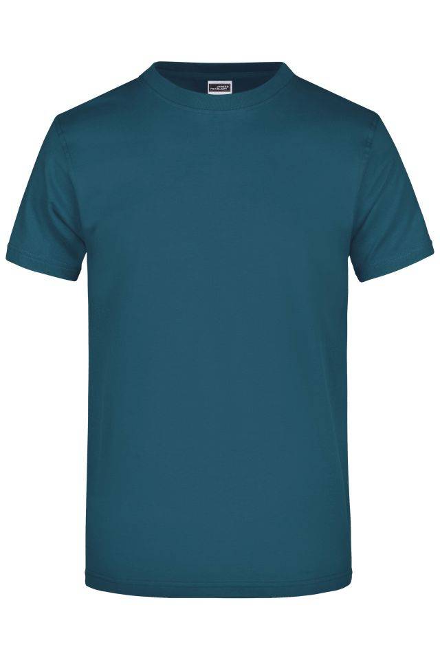 Round-T Heavy (180g/m²) Komfort-T-Shirt aus strapazierfähigem Single-Jersey blau, Gr. 4XL