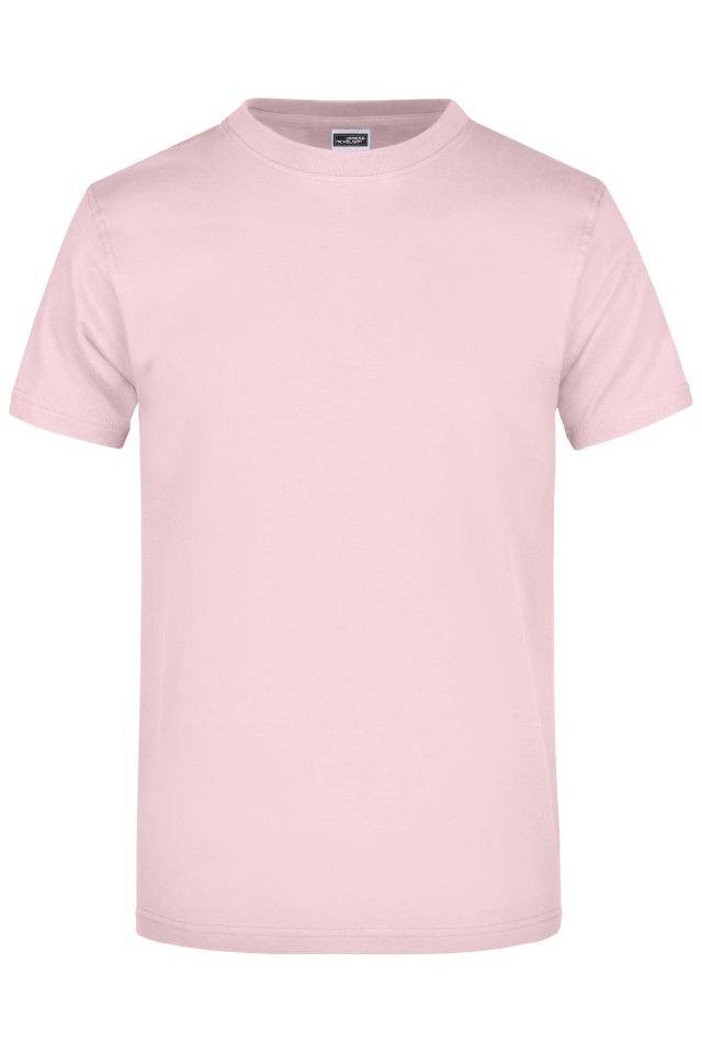 Round-T Heavy (180g/m²) Komfort-T-Shirt aus strapazierfähigem Single-Jersey pink/rot, Gr. 4XL