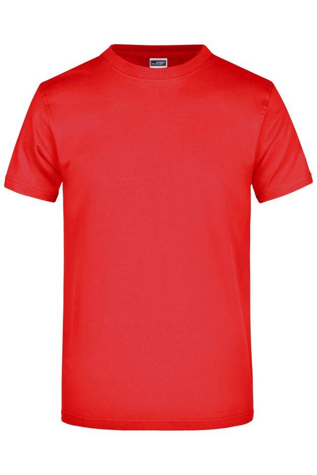 Round-T Heavy (180g/m²) Komfort-T-Shirt aus strapazierfähigem Single-Jersey rot, Gr. 3XL