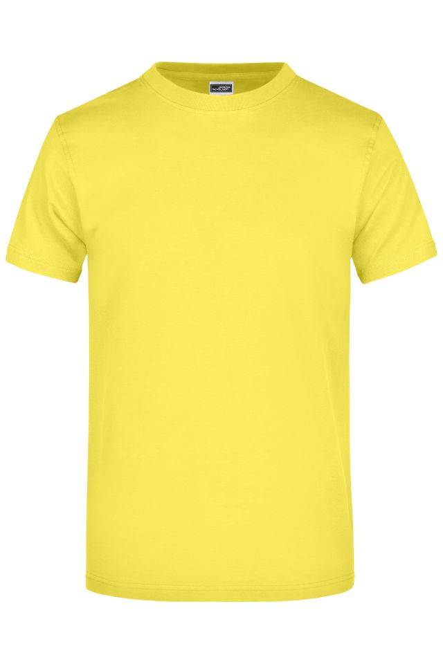 Round-T Heavy (180g/m²) Komfort-T-Shirt aus strapazierfähigem Single-Jersey gelb, Gr. XL