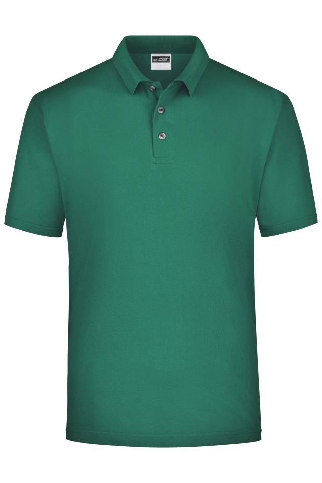 Polo-Piqué Medium Klassisches Polohemd für Freizeit und Sport grün, Gr. 3XL