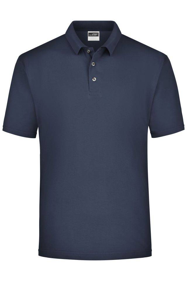 Polo-Piqué Medium Klassisches Polohemd für Freizeit und Sport blau, Gr. S