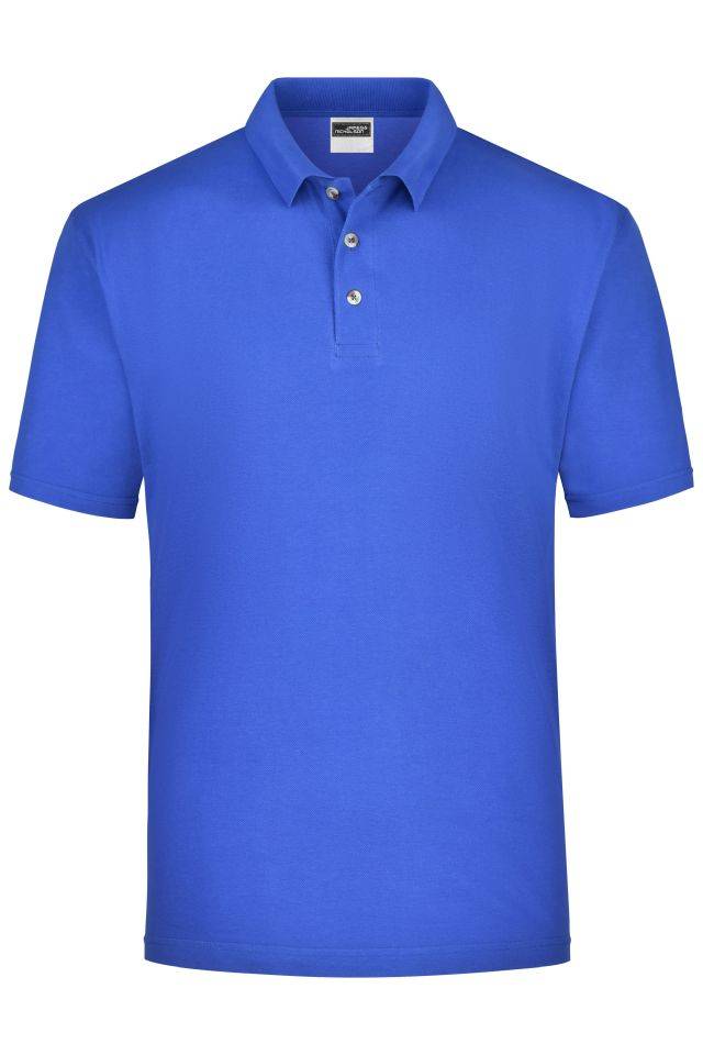 Polo-Piqué Medium Klassisches Polohemd für Freizeit und Sport blau, Gr. XXL