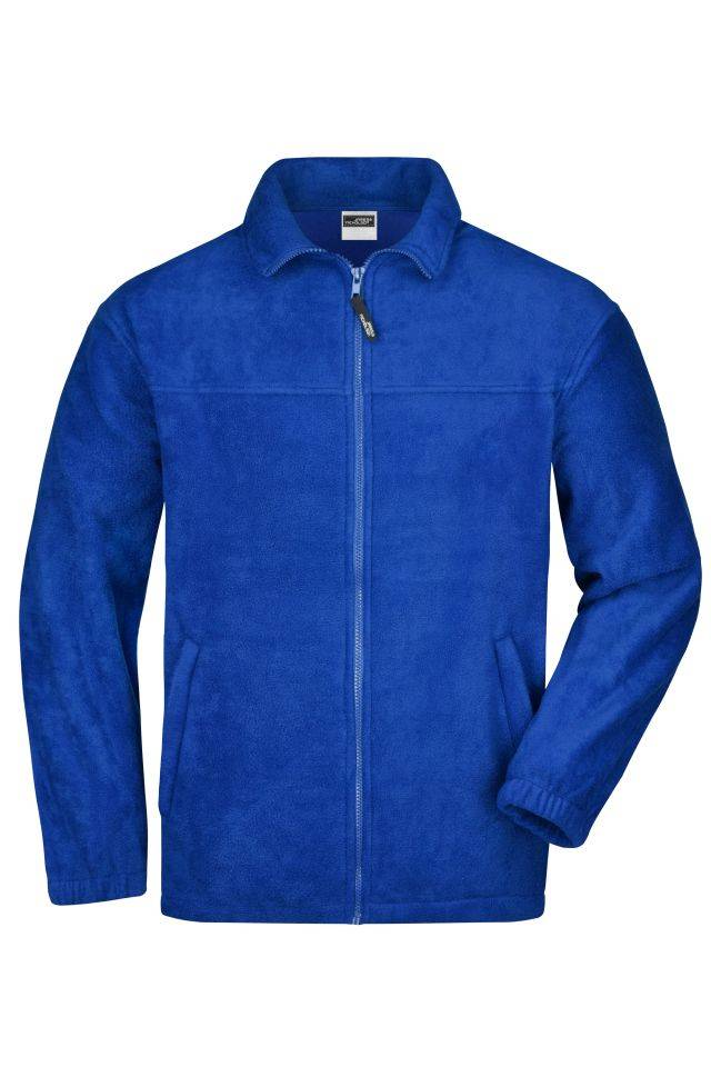 Full-Zip Fleece Jacke in schwerer Fleece-Qualität blau, Gr. S