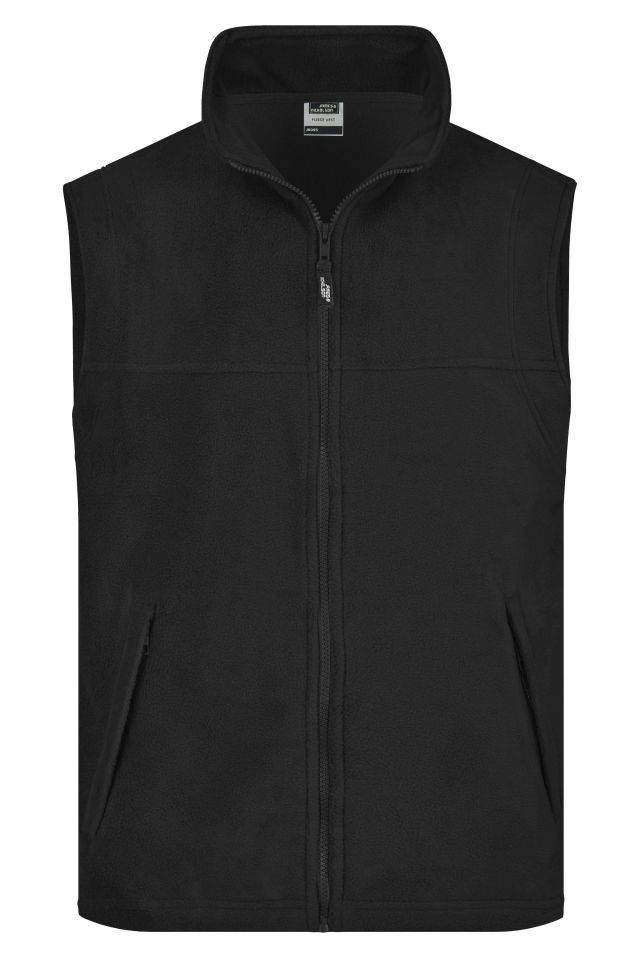 Fleece Vest Wärmende Weste in schwerer Fleece-Qualität schwarz, Gr. XXL