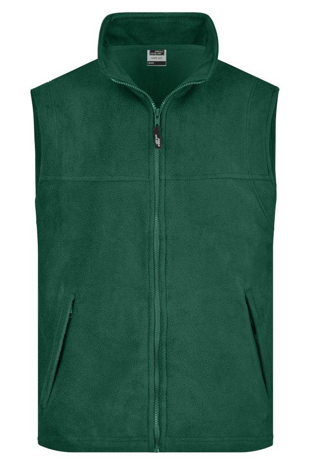 Fleece Vest Wärmende Weste in schwerer Fleece-Qualität grün, Gr. M