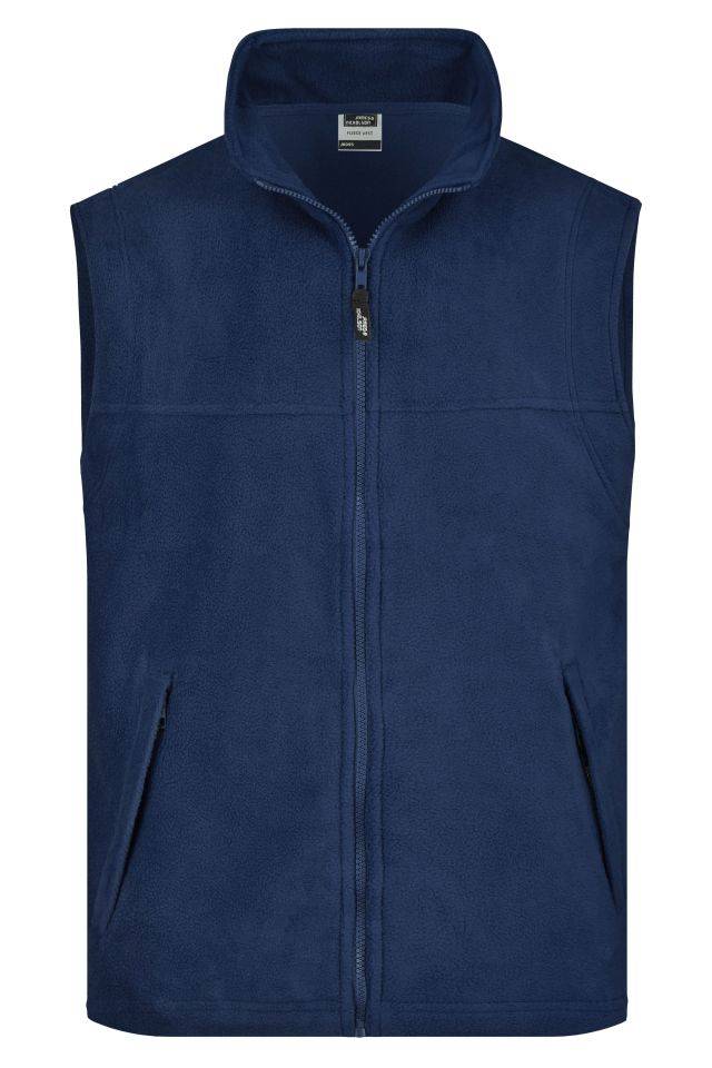 Fleece Vest Wärmende Weste in schwerer Fleece-Qualität blau, Gr. 4XL